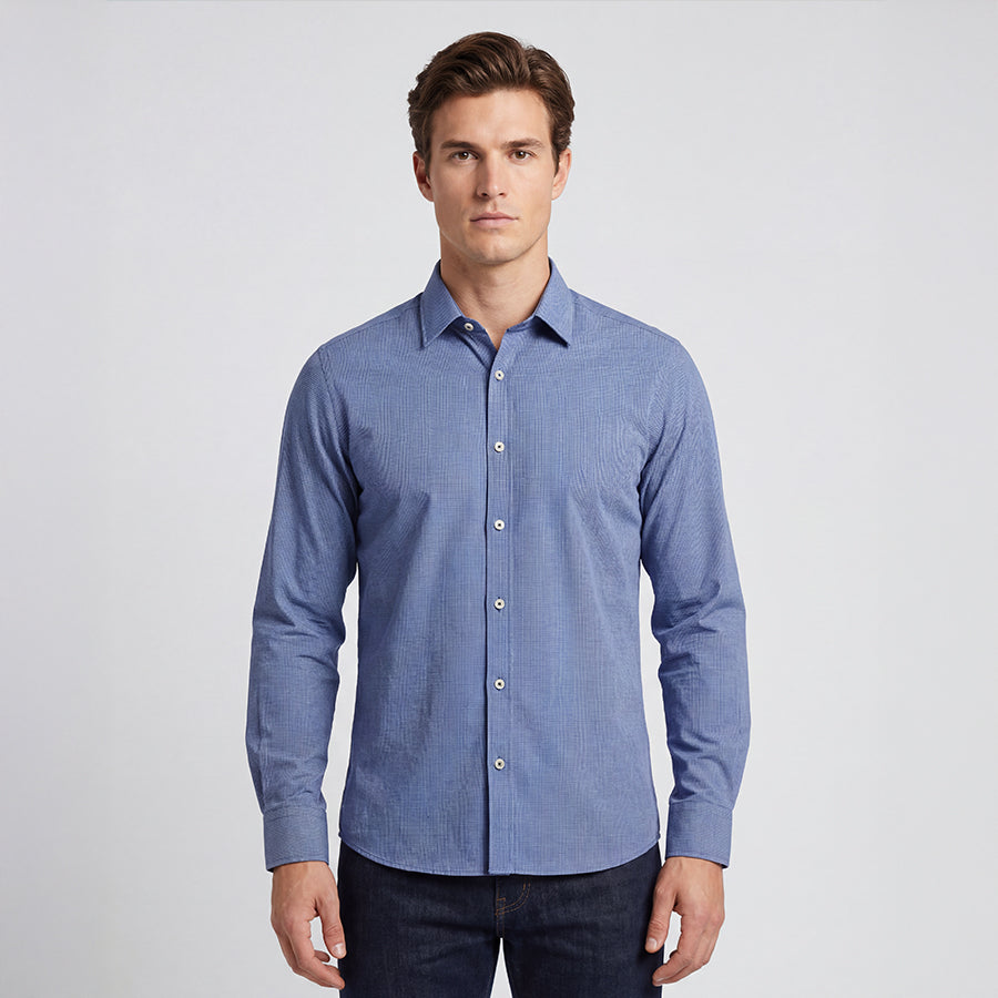 Lakewood Navy Micro Check