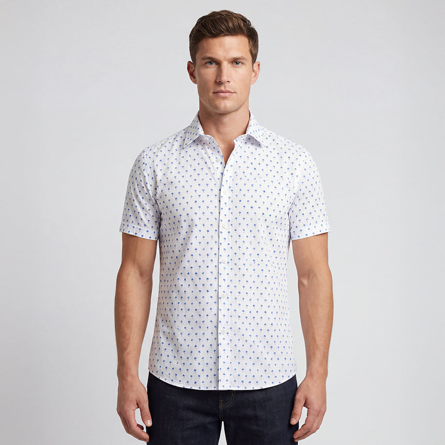 Palm Tree Short Sleeve Shirt