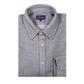 Gray Subtle Cord Shirt - Fitted Cut