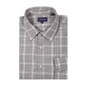 Soft Gray Plaid Shirt