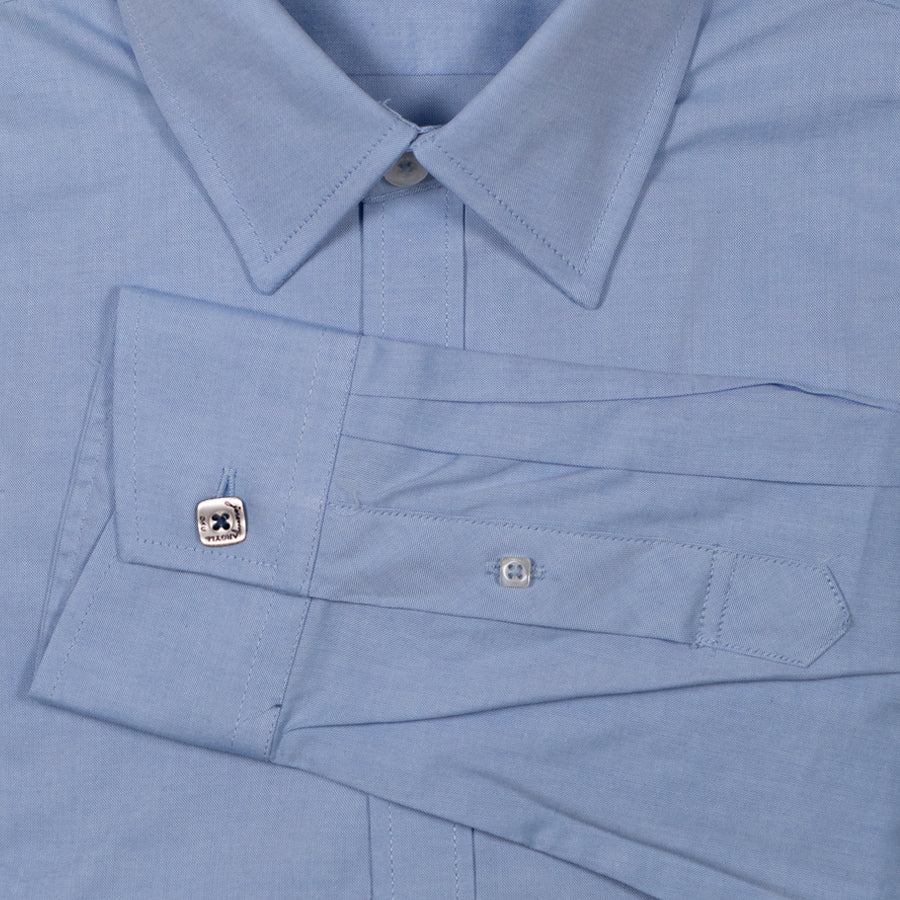 Light Blue Poplin Shirt