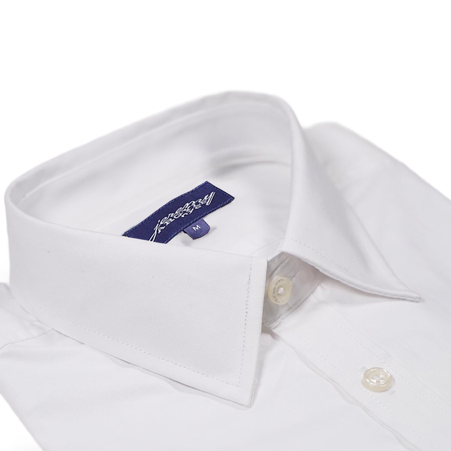 Crisp White Poplin Shirt