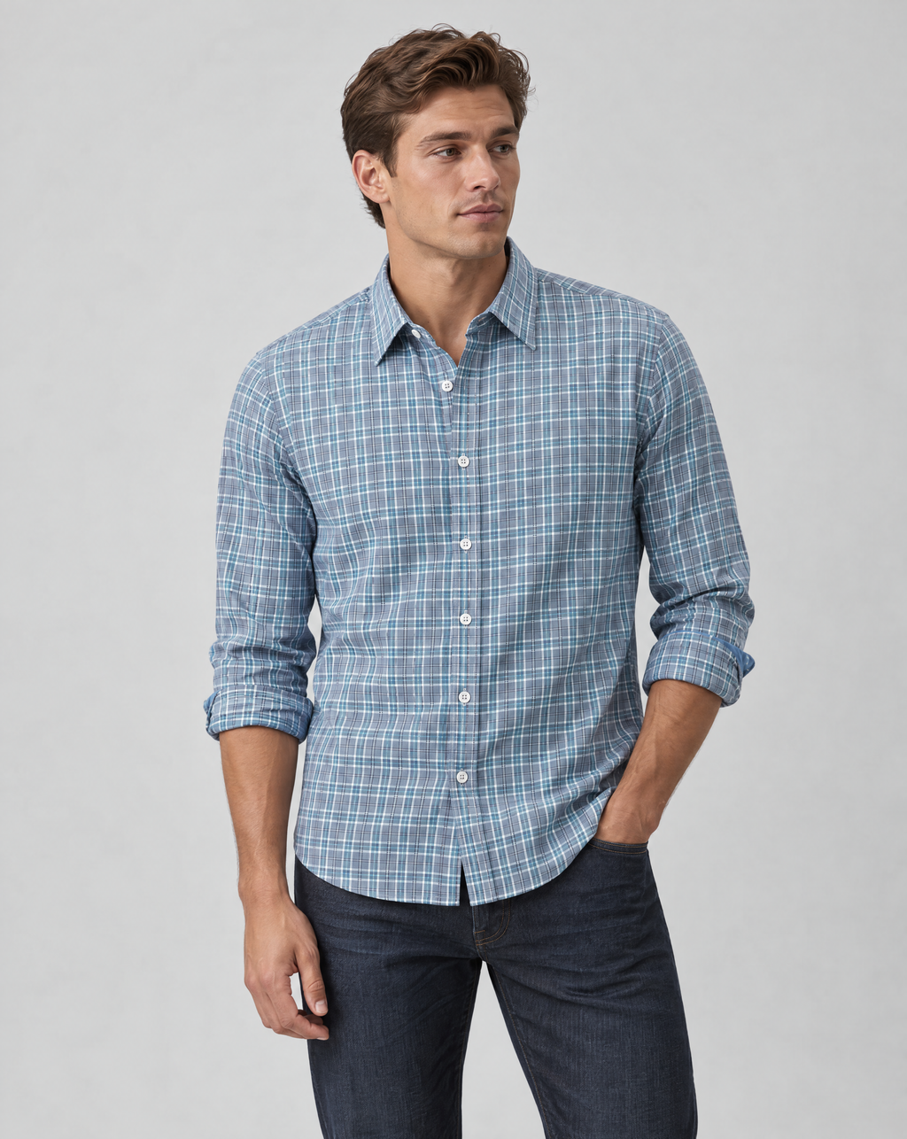 Thompson Blue Plaid