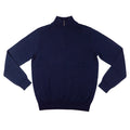 Navy Merino Half Zip