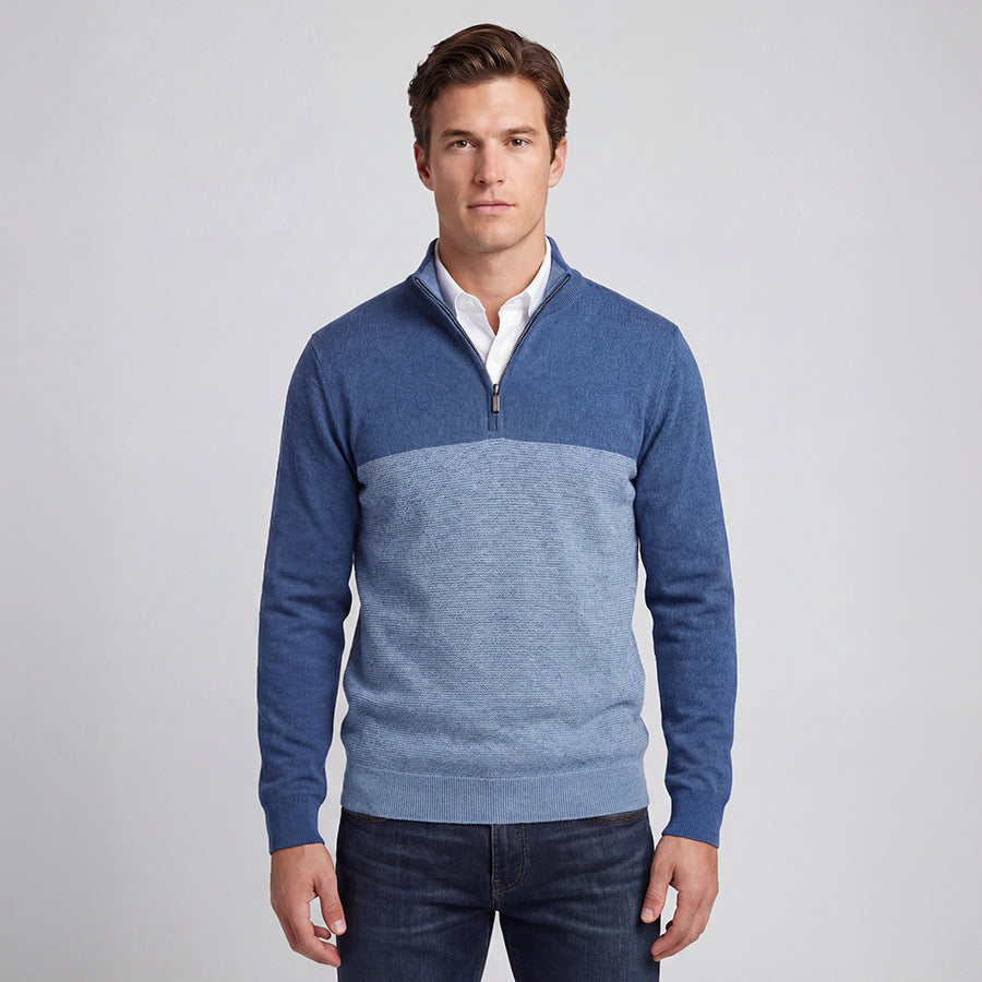 Medium Blue Heather Sweater