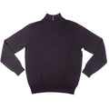 Dark Gray Merino Half Zip