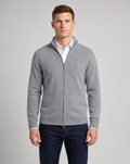 Light Gray Cashmere Full Zip