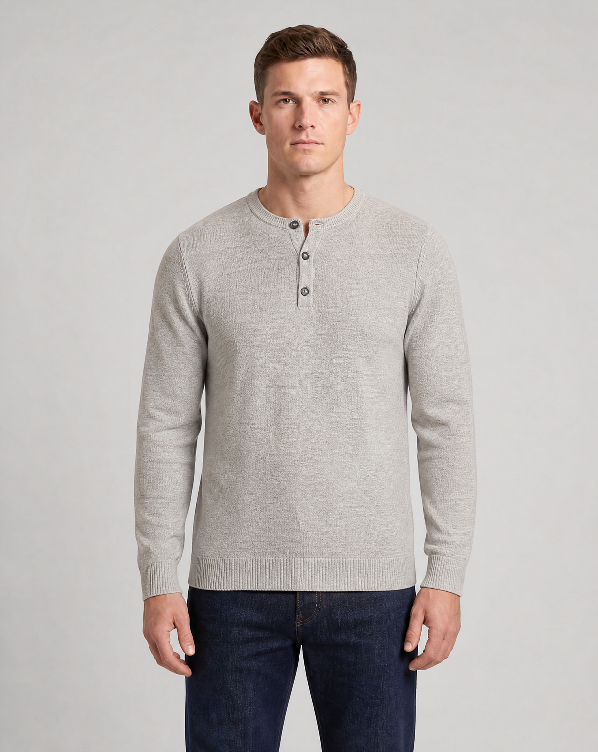 Light Gray Henley
