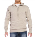 Light Gray Cotton Linen Hoodie