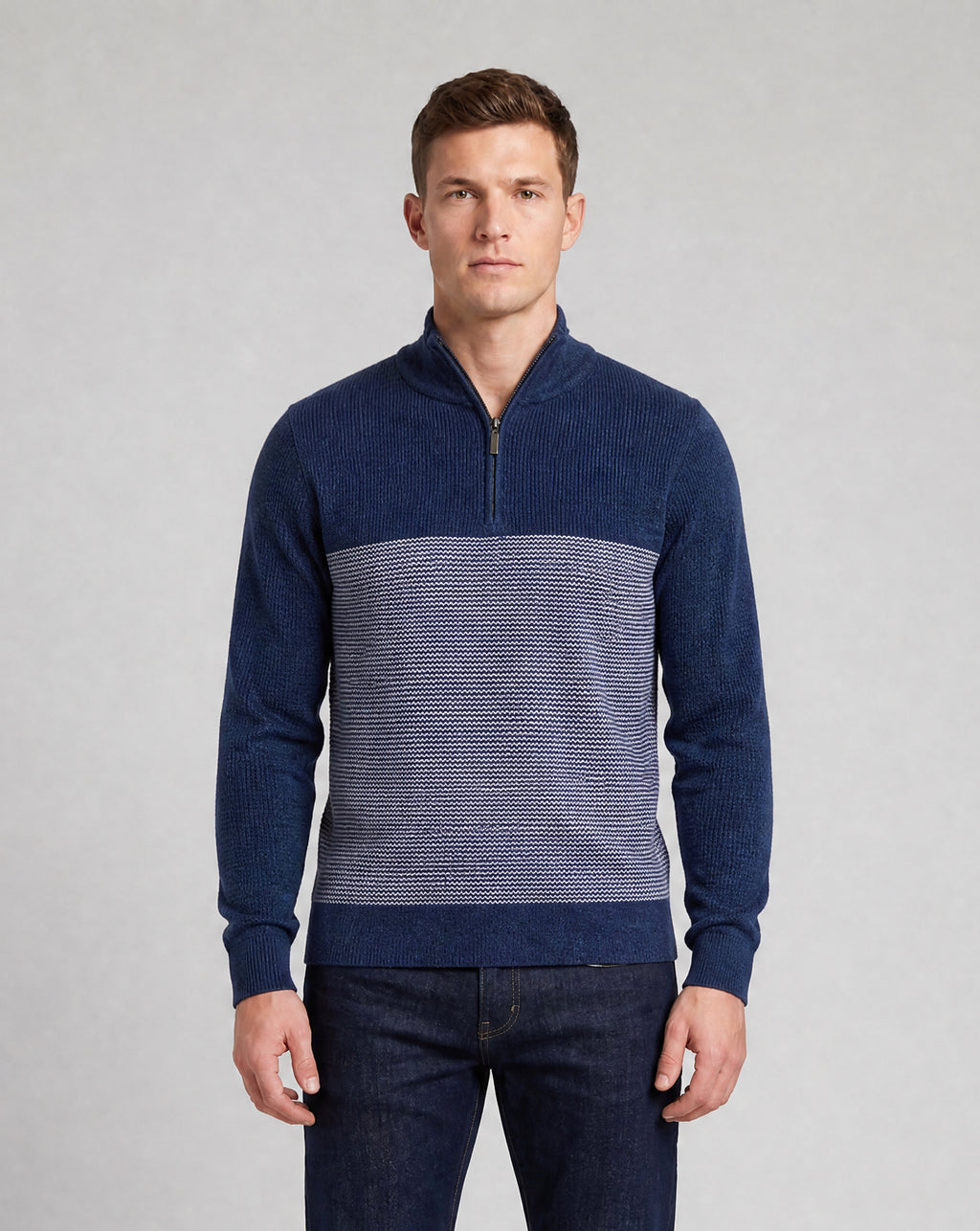 Navy Heather Sweater