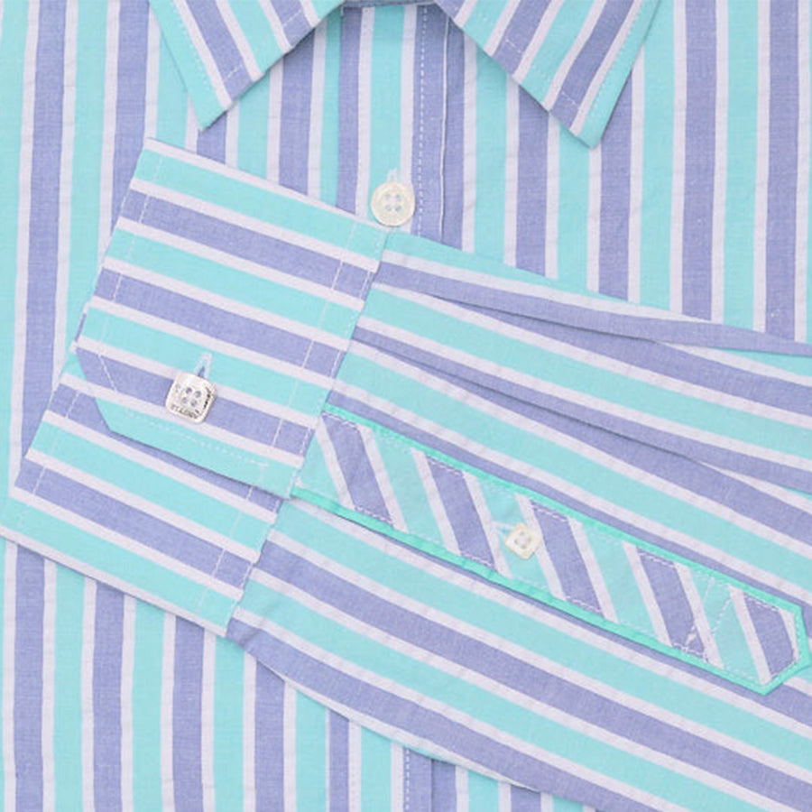 Cortland Light Blue Stripe