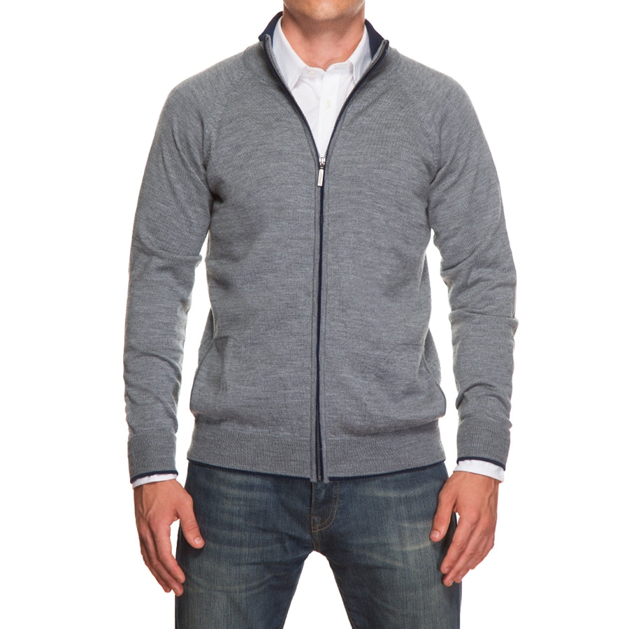Light Gray Full Zip